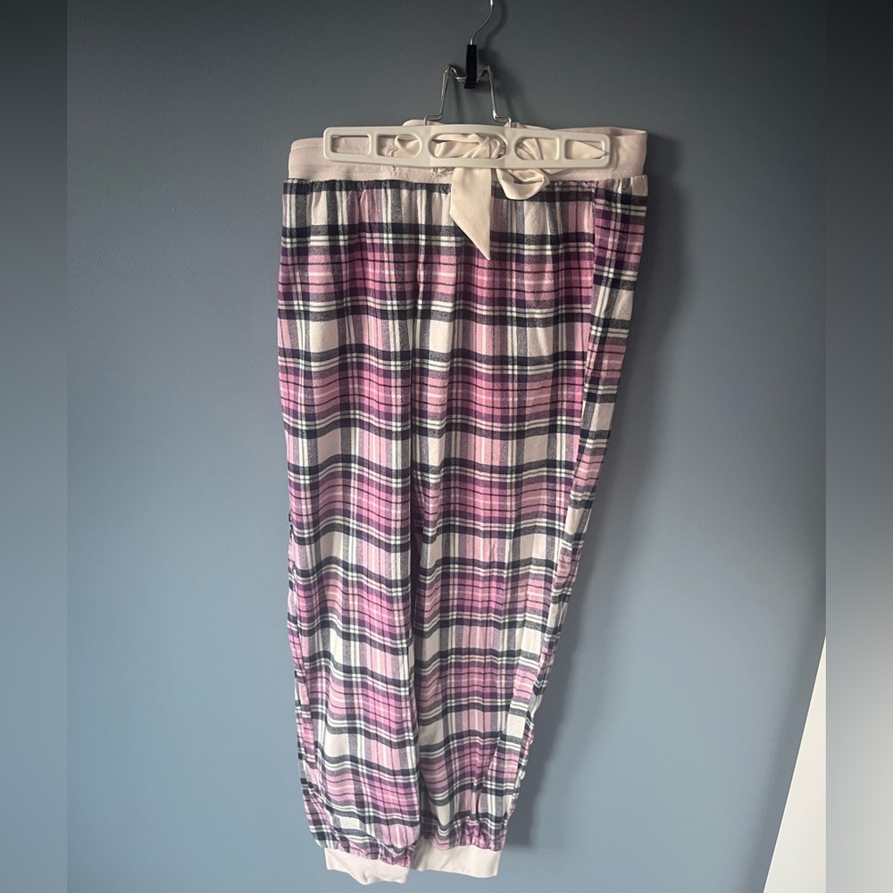 George Pink and Black Plaid Pajama Pants